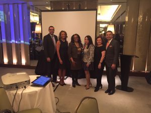 3/4 of the SOCS Media Day Expert Team—From left: Dr. Andrew Alexis, Dr. Susan Taylor, Dr. Amy McMichael, Dr. Maritza Perez, Dr. Marta Rendon and Dr. Seemal Desai. Other team members Dr. Babar Rao and Dr. Nada Elbuluk, are not pictured here. 